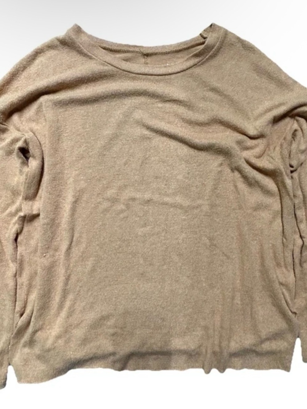 Women’s American Eagle Soft & Sexy Gold Yellow Long Sleeve Shirt Size Small